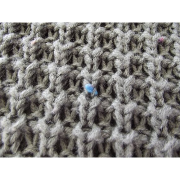 Rue 21 Sweater Size Small Gray Acrylic Speckled Cowl Turtleneck long tunic - Picture 4 of 9